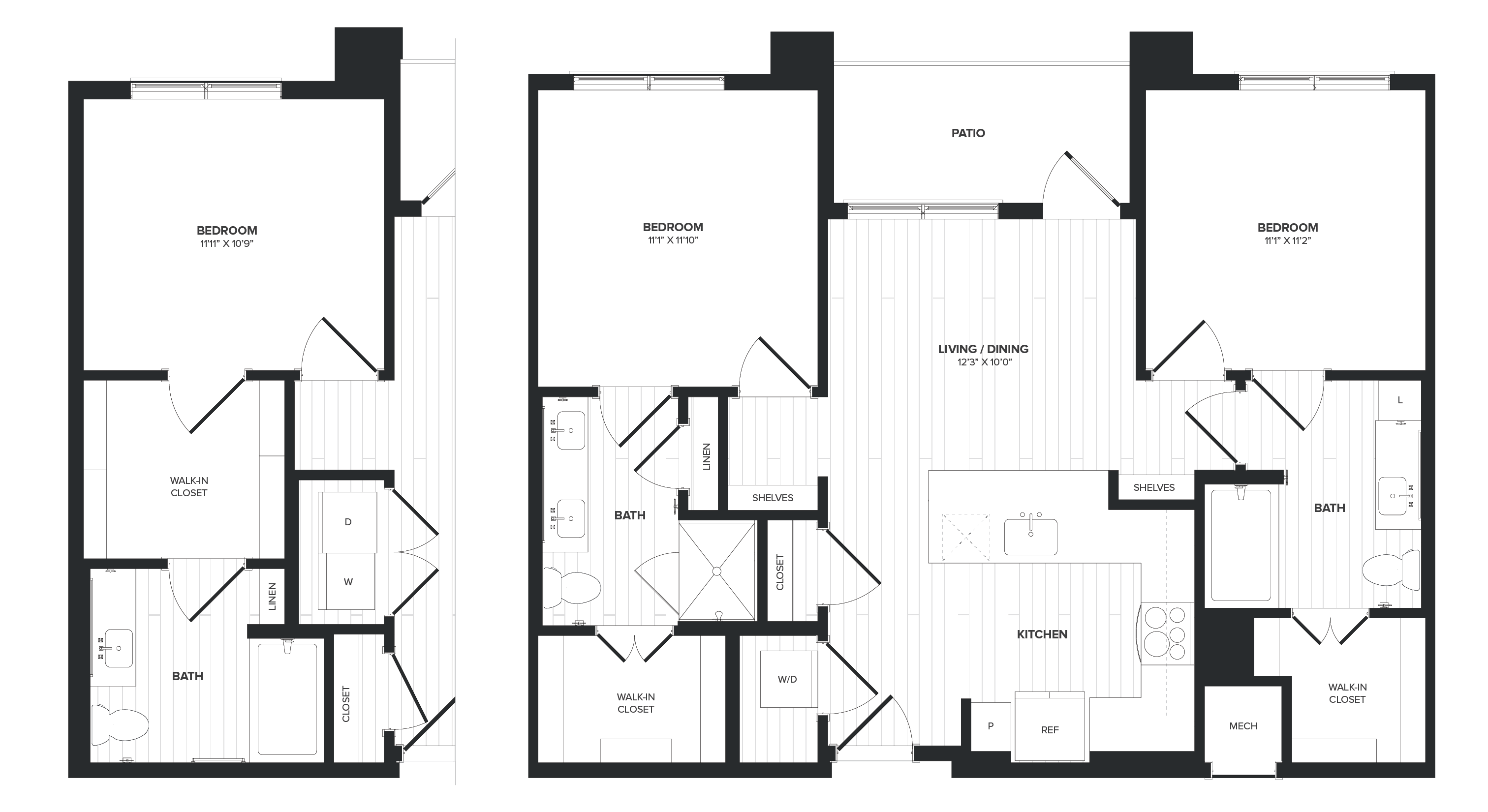 Floor Plan Image of Apartment Apt 10-306